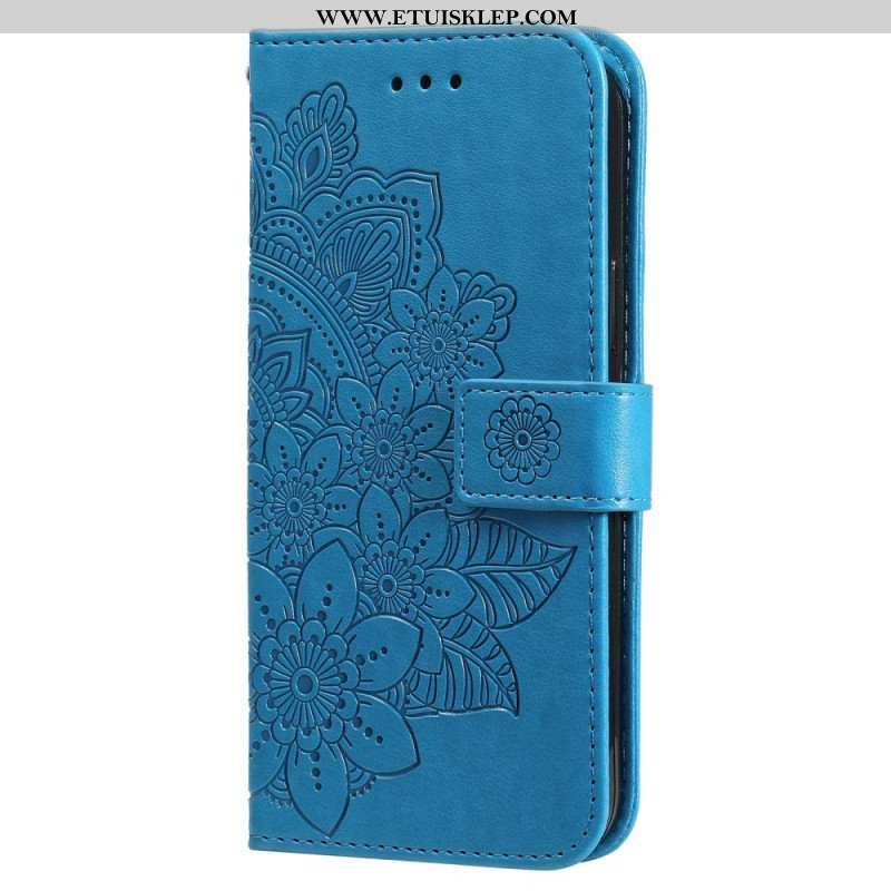 Etui Folio do Vivo Y35 z Łańcuch Paskowata Mandala